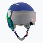 Head Mojo Visor Jr children's ski helmet blue/green/silver red