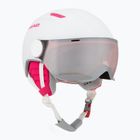 HEAD Children's Ski Helmet Maja Visor white/silver red