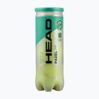 HEAD Padel One S padel balls 3 pcs. yellow