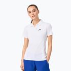 Women's tennis shirt HEAD Club 25 Tech Polo W white
