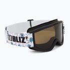 Bliz Pixie Jr children's ski goggles black/brown
