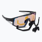 Bliz Vision Nano Optics Nordic Light S2 matt black/light coral/orange blue multi bike glasses