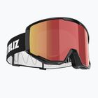 Bliz Spark ski goggles black/brown&red