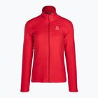 Women's Haglöfs Buteo Mid fleece sweatshirt red 6050744MM010