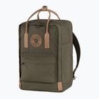City backpack Fjällräven Kanken no. 2 Laptop 15" 18 l dark olive