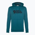 Men's trekking sweatshirt Fjällräven Logo Hoodie deep sea