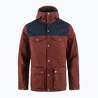 Men's wind jacket Fjällräven Greenland Winter maroon/dark navy