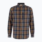 Men's shirt Fjällräven Fjällglim Regular wood brown/black oak