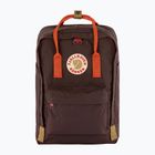 Urban backpack Fjällräven Kanken Koncept Laptop 15" 18 l black oak/rowan red