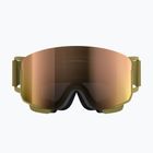 Ski goggles POC Nexal olivine green/partly sunny rose gold
