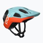 Bike helmet POC Cularis indicolite blue matt/carnelian orange matt