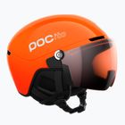 Children's ski helmet POC POCito Obex Visor S2 Jr fluorescent orange