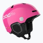 Children's ski helmet POC POCito Fornix MIPS fluorescent pink