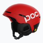 Ski helmet POC Obex BC MIPS prismane red matt