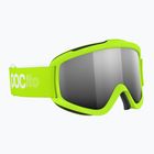 POC POCito Iris fluorescent yellow/green/partly sunny silver children's ski goggles