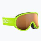 Children's ski goggles POC POCito Retina Jr S2 fluorescent yellow/green/partly sunny light orange