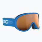 Children's ski goggles POC POCito Retina Jr S2 fluorescent blue/partly sunny light orange