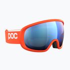 POC Fovea ski goggles zink orange/partly sunny blue