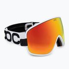 POC Vitrea hydrogen white/partly sunny orange ski goggles