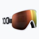 POC Vitrea hydrogen white/partly sunny orange ski goggles