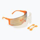 Bicycle goggles POC Propel fluorescent orange translucent/clarity road gold
