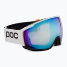 Ski goggles POC Zonula Clarity Comp hydrogen white/uranium black/spektris blue