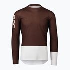 Men's POC MTB Pure axinite brown/hydrogen white cycling longsleeve