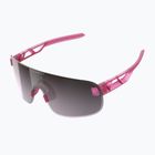 Bicycle goggles POC Elicit actinium pink translucent/clarity road silver