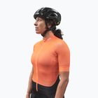 Women's cycling jersey POC Essential Road zink orange