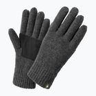 Women's trekking gloves Pinewood Knitted Wool d.anthracite mel