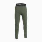Men's thermal trousers Pinewood Abisko Merino Base Layer d.mossgreen