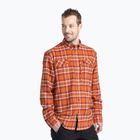 Men's Pinewood Abisko Hiking Flannel shirt burned orange