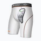 Men's combat sports shorts Shock Doctor AirCore Cup Compression white