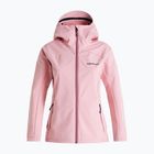 Women's Peak Performance Explore Hood softshell jacket pink G77109050