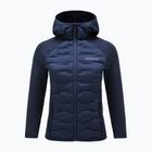 Women's Peak Performance Argon Hybrid Hood blue shadow jacket