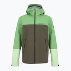 Men's Peak Performance Trail Hipe Shell Jacket peppermint/pine needle/green rain jacket