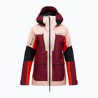 Women's ski jacket Peak Performance Vertical Gore-Tex Pro Jacket peach fuzz/vertical zenith