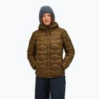 Women's down jacket Peak Performance Helium Down Hood meadow moss/sierra sand