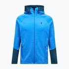Men's sweatshirt Peak Performance Rider Essentials Zip Hood Azure Ascent/Mountain Lake