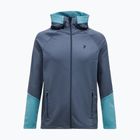 Men's sweatshirt Peak Performance Rider Essentials Zip Hood Mountain Mist/Deluded Vision