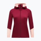 Women's sweatshirt Peak Performance Rider Essentials Zip Hood Vertical Zenith/Peach Fuzz