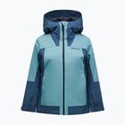 Women's ski jacket Peak Performance Rider Tech Insulated Jacket mountain lake/deluded vision