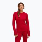 Women's thermal active sweatshirt Peak Performance Spirit Crew tech burgundy