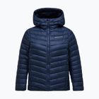 Women's down jacket Peak Performance Frost Down Hood Jacket blue shadow