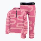 Children's set Didriksons Jadis Pr 5 path heather pink