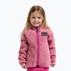 Children's fleece sweatshirt Didriksons Gibbsc 2 Fz heather pink/cactus pink