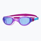 Zoggs Phantom 2.0 purple/blue/tint blue children's swimming goggles 461312