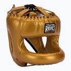 Cleto Reyes Boxing Helmet With Round Face Bar gold