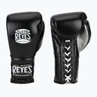 Boxing gloves Cleto Reyes Traning Thumb black/silver