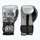 Cleto Reyes Velcro Sparring silver/black boxing gloves